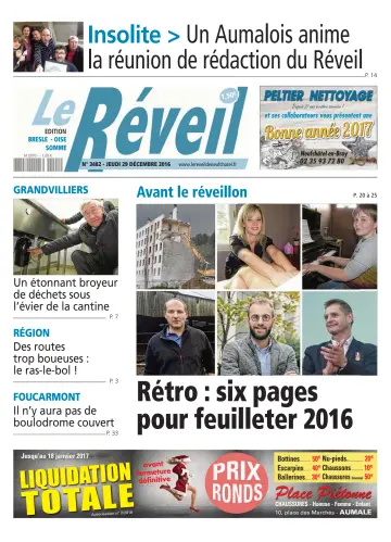 Le Réveil (Édition Bresle - Oise - Somme) - 29 Dec 2016