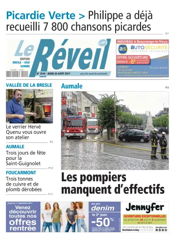 Le Réveil (Édition Bresle - Oise - Somme) - 24 Aug 2017