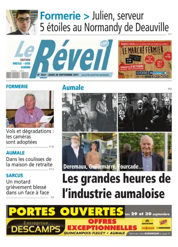 Le Réveil (Édition Bresle - Oise - Somme) - 28 Sep 2017
