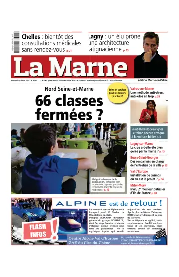 La Marne (édition Marne-la-Valée) - 21 Chwef 2018