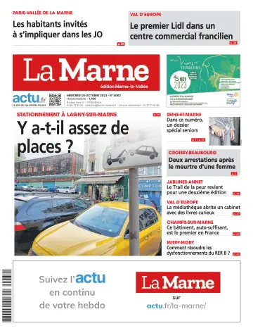 La Marne (édition Marne-la-Valée) - 25 Okt. 2023