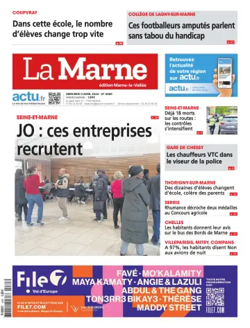La Marne (édition Marne-la-Valée) - 03 Apr. 2024