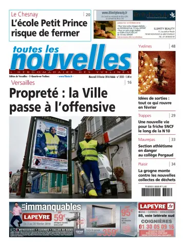 Toutes les Nouvelles (Versailles / Saint-Quentin-en-Yvelines) - 10 Feb 2016