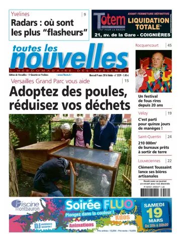 Toutes les Nouvelles (Versailles / Saint-Quentin-en-Yvelines) - 9 Mar 2016