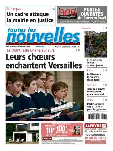 Toutes les Nouvelles (Versailles / Saint-Quentin-en-Yvelines) - 30 Mar 2016