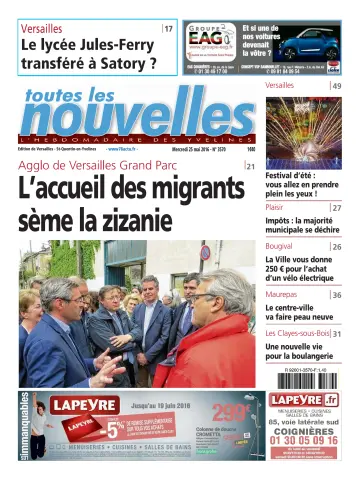 Toutes les Nouvelles (Versailles / Saint-Quentin-en-Yvelines) - 25 May 2016