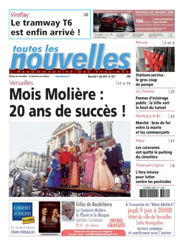 Toutes les Nouvelles (Versailles / Saint-Quentin-en-Yvelines) - 1 Jun 2016
