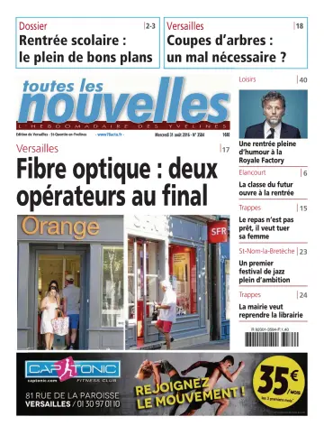 Toutes les Nouvelles (Versailles / Saint-Quentin-en-Yvelines) - 31 Aug 2016