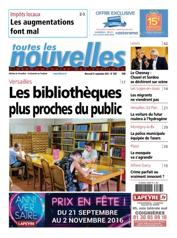 Toutes les Nouvelles (Versailles / Saint-Quentin-en-Yvelines) - 21 Sep 2016