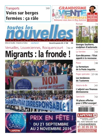 Toutes les Nouvelles (Versailles / Saint-Quentin-en-Yvelines) - 28 Sep 2016