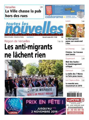 Toutes les Nouvelles (Versailles / Saint-Quentin-en-Yvelines) - 5 Oct 2016