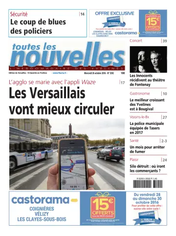 Toutes les Nouvelles (Versailles / Saint-Quentin-en-Yvelines) - 26 Oct 2016