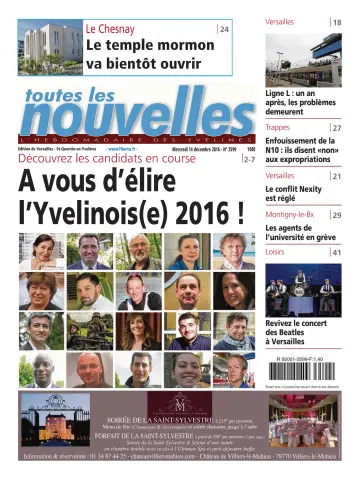 Toutes les Nouvelles (Versailles / Saint-Quentin-en-Yvelines) - 14 Dec 2016