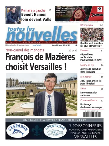 Toutes les Nouvelles (Versailles / Saint-Quentin-en-Yvelines) - 25 Jan 2017