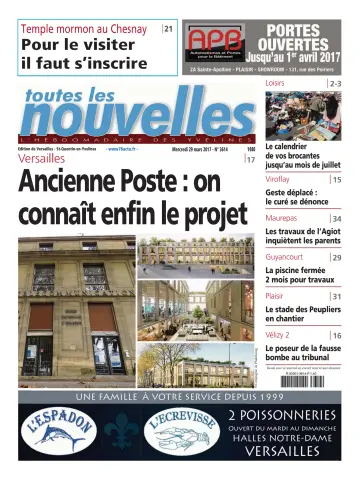 Toutes les Nouvelles (Versailles / Saint-Quentin-en-Yvelines) - 29 Mar 2017