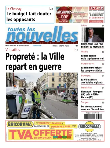 Toutes les Nouvelles (Versailles / Saint-Quentin-en-Yvelines) - 5 Apr 2017