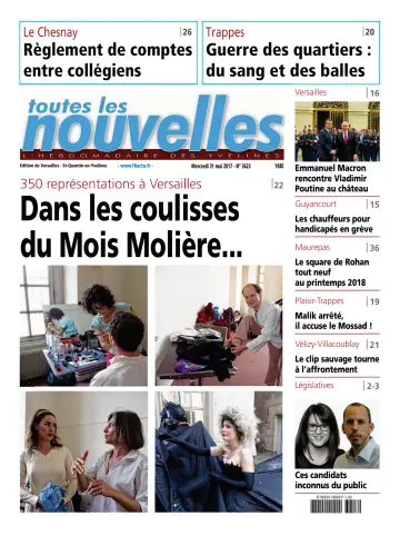 Toutes les Nouvelles (Versailles / Saint-Quentin-en-Yvelines) - 31 May 2017