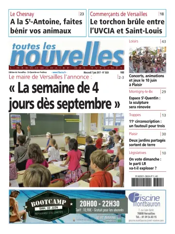 Toutes les Nouvelles (Versailles / Saint-Quentin-en-Yvelines) - 7 Jun 2017