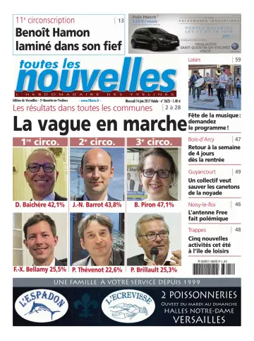 Toutes les Nouvelles (Versailles / Saint-Quentin-en-Yvelines) - 14 Jun 2017