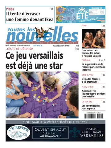 Toutes les Nouvelles (Versailles / Saint-Quentin-en-Yvelines) - 9 Aug 2017