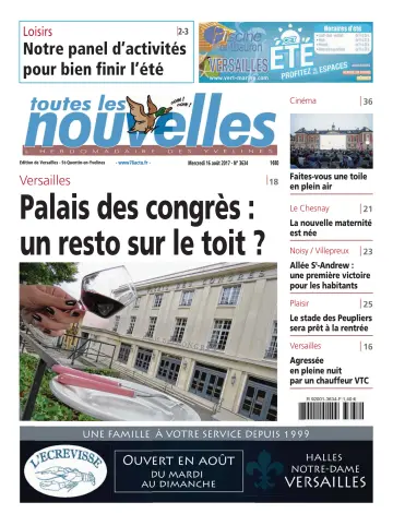 Toutes les Nouvelles (Versailles / Saint-Quentin-en-Yvelines) - 16 Aug 2017
