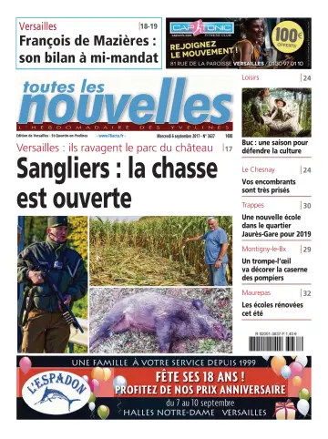 Toutes les Nouvelles (Versailles / Saint-Quentin-en-Yvelines) - 6 Sep 2017