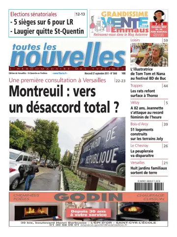 Toutes les Nouvelles (Versailles / Saint-Quentin-en-Yvelines) - 27 Sep 2017