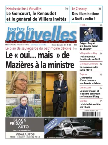 Toutes les Nouvelles (Versailles / Saint-Quentin-en-Yvelines) - 22 Nov 2017