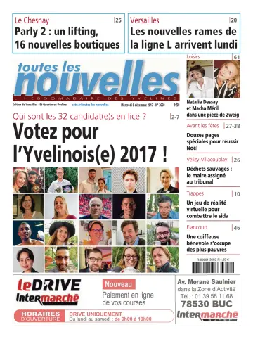 Toutes les Nouvelles (Versailles / Saint-Quentin-en-Yvelines) - 6 Dec 2017