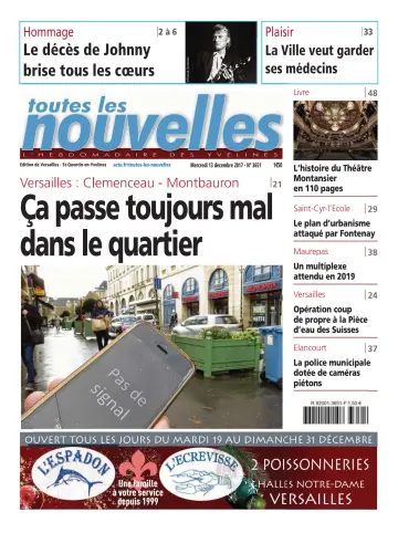 Toutes les Nouvelles (Versailles / Saint-Quentin-en-Yvelines) - 13 Dec 2017