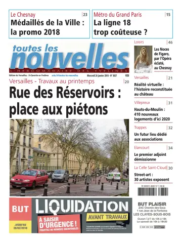 Toutes les Nouvelles (Versailles / Saint-Quentin-en-Yvelines) - 24 Jan 2018