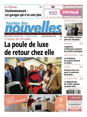 Toutes les Nouvelles (Versailles / Saint-Quentin-en-Yvelines) - 21 Feb 2018