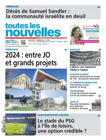 Toutes les Nouvelles (Versailles / Saint-Quentin-en-Yvelines) - 17 1월 2024