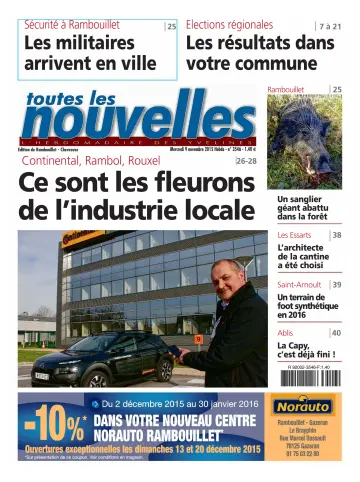 Toutes les Nouvelles (Rambouillet / Chevreuse) - 9 Dec 2015