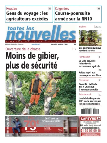 Toutes les Nouvelles (Rambouillet / Chevreuse) - 24 Aug 2016