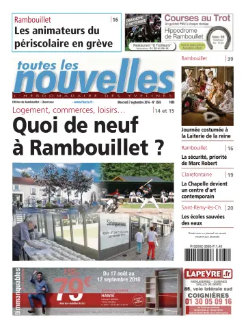 Toutes les Nouvelles (Rambouillet / Chevreuse) - 7 Sep 2016