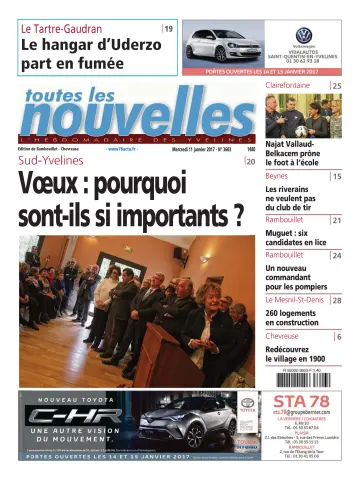 Toutes les Nouvelles (Rambouillet / Chevreuse) - 11 Jan 2017