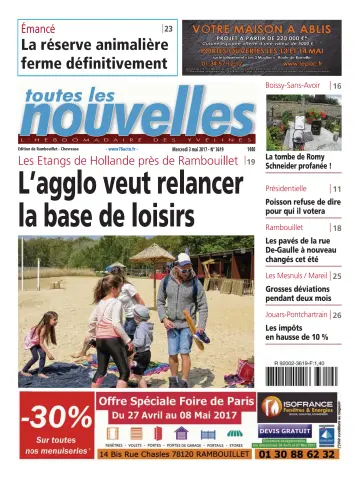 Toutes les Nouvelles (Rambouillet / Chevreuse) - 3 May 2017