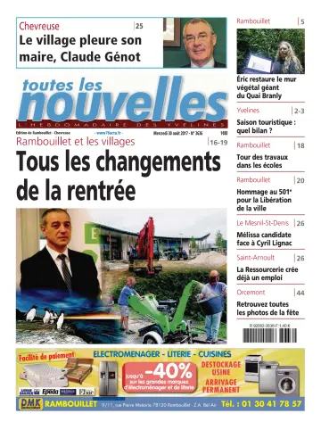 Toutes les Nouvelles (Rambouillet / Chevreuse) - 30 Aug 2017
