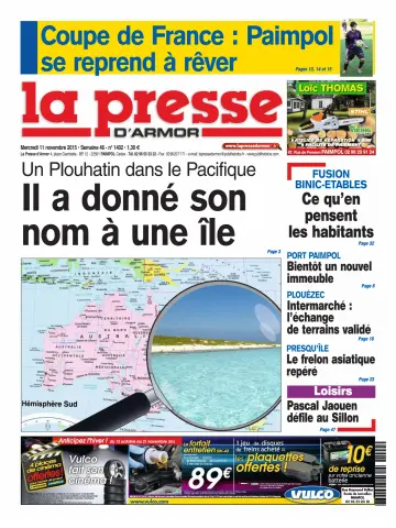 La Presse d'Armor - 11 Nov 2015