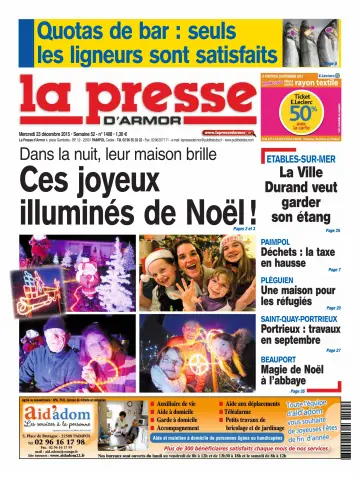 La Presse d'Armor - 23 Dec 2015
