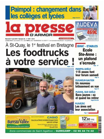 La Presse d'Armor - 31 Aug 2016