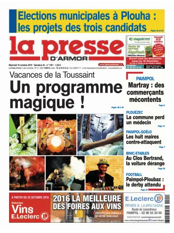 La Presse d'Armor - 19 Oct 2016