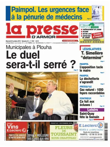 La Presse d'Armor - 26 Oct 2016
