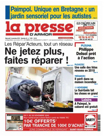 La Presse d'Armor - 2 Nov 2016
