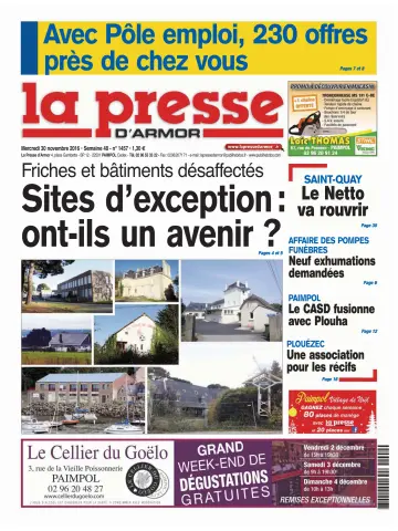 La Presse d'Armor - 30 Nov 2016