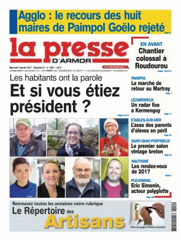La Presse d'Armor - 4 Jan 2017
