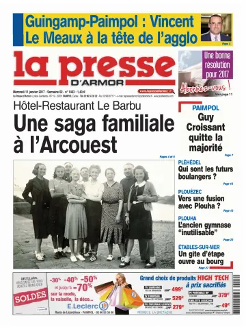 La Presse d'Armor - 11 Jan 2017