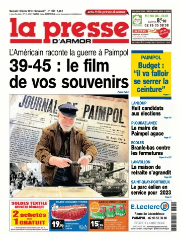La Presse d'Armor - 14 2월 2018