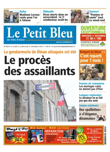 Le Petit Bleu - 5 Nov 2015